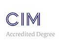 CIM accredited degree logo