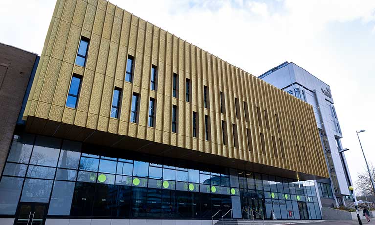 exterior of the Delia Derbyshire building