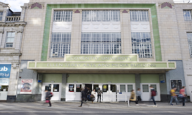 Landscape view of Ellen Terry Building